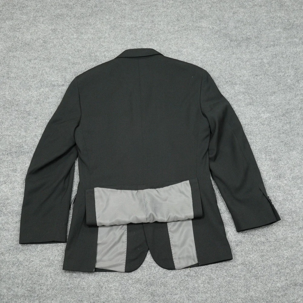 J.Ferrar Suit Jacket Men 34 Short Black Two Button Double Vented Formal Business